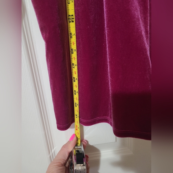 Candies long sleeve velvet Romper - Picture 7 of 9